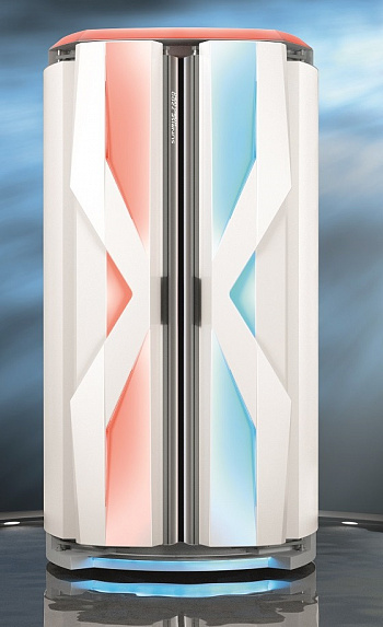 Вертикальный гибридный солярий Ergoline Sunrise Hybrid Light LED 7200 (48 ламп по 180W)